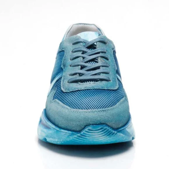 🎉LAST CHANCE🎉 FREE PEOPLE Let's Wander Washed Sneakers / Boardwalk Blue - Picture 12 of 16